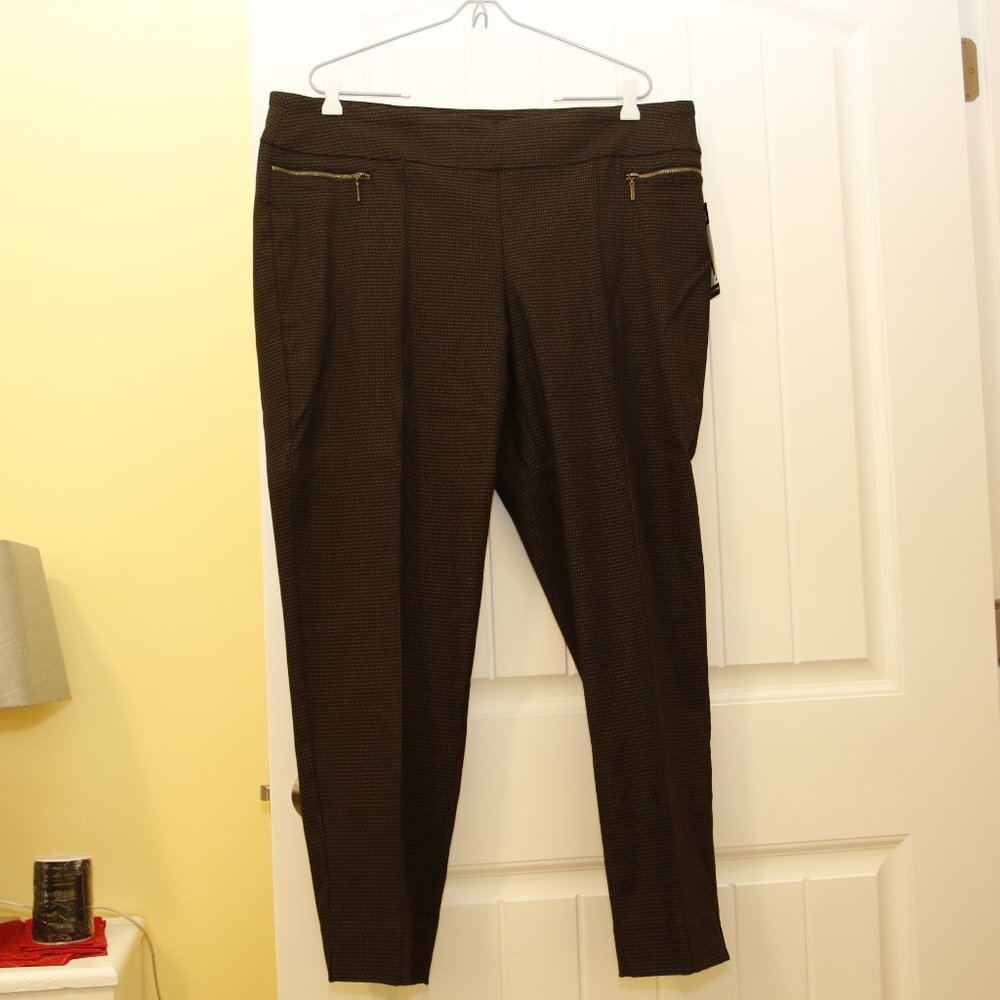 NWT New Directions Pull On Ankle Pants 18W